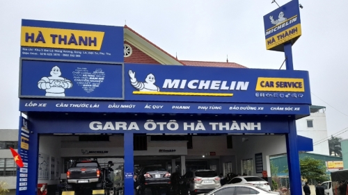 Việt Trì: Đại lý lốp - Michelin Car Service - Hà Thành Phù Đổng